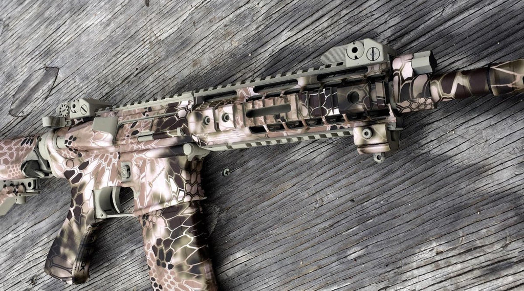 Painted AR-10 Digital Camouflage