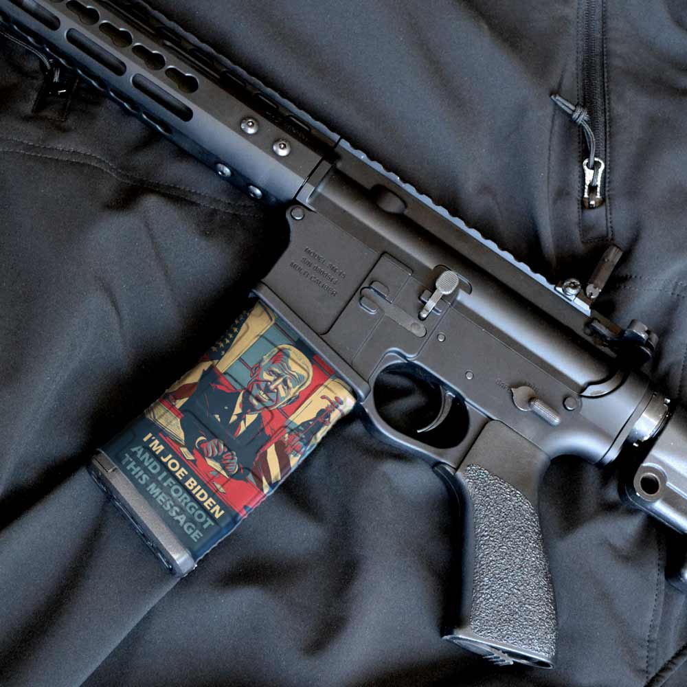 AR - 15 Mag Skin (President Biden) - GunSkins