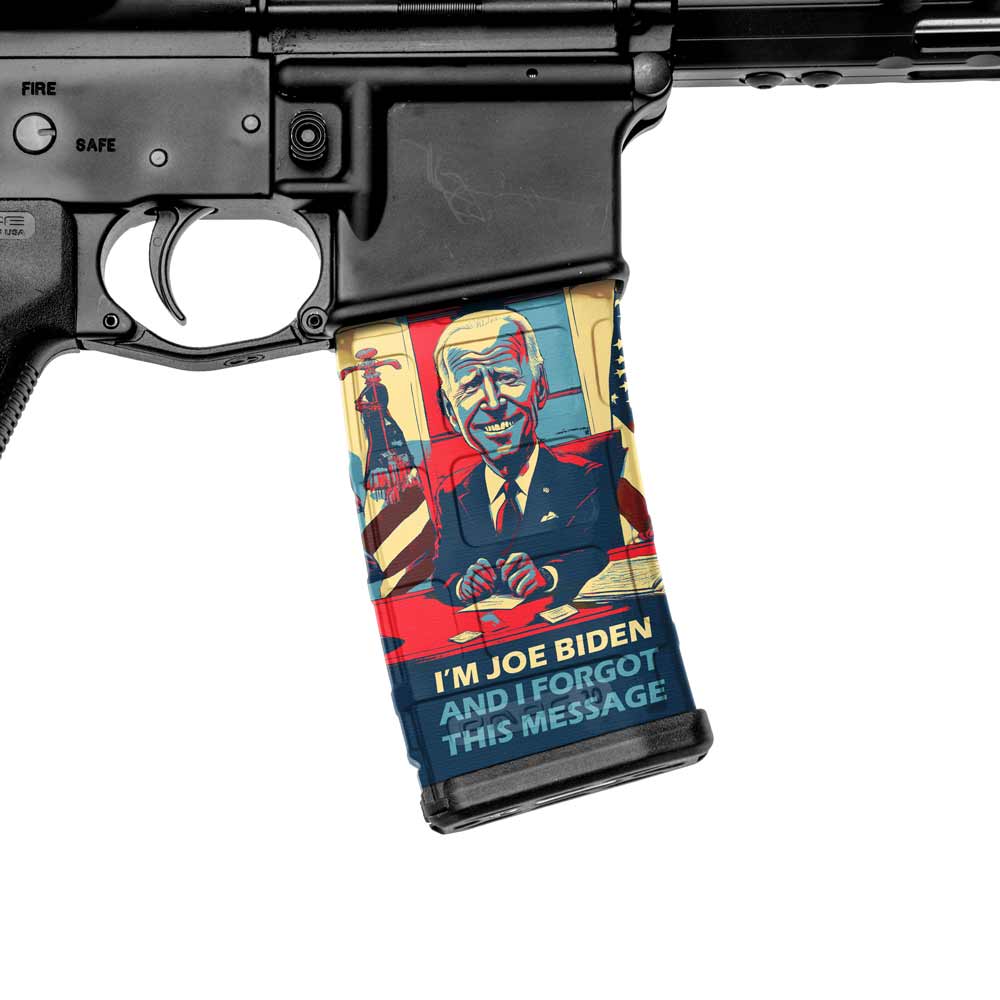 AR - 15 Mag Skin (President Biden) - GunSkins