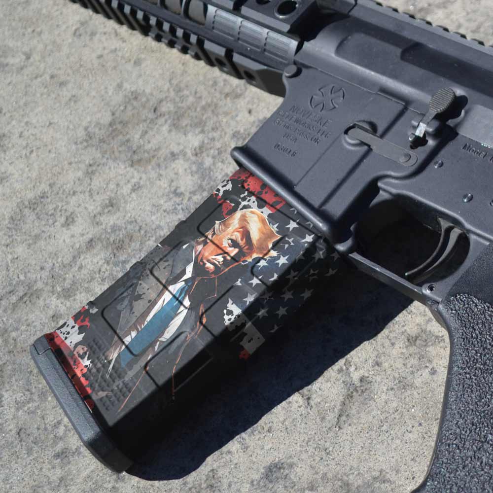 AR - 15 Mag Skin (President Trump) - GunSkins