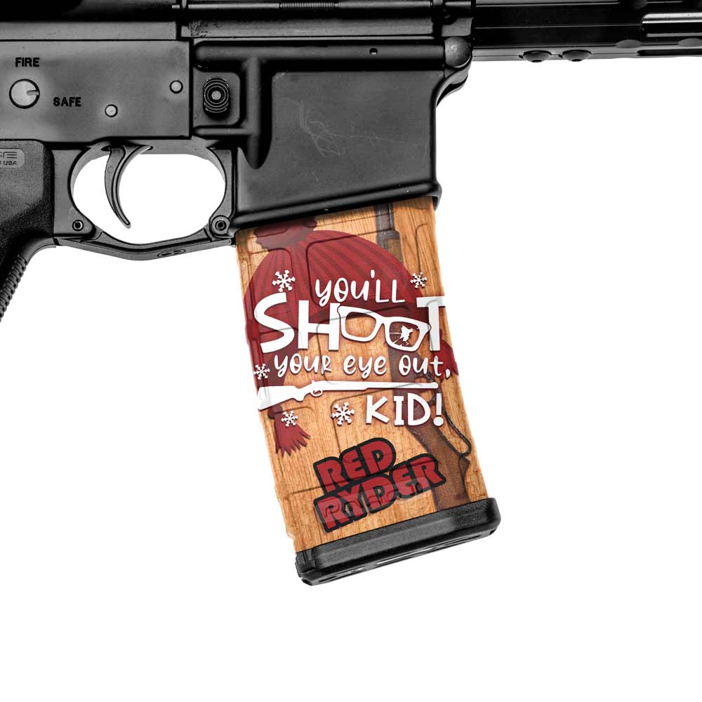 AR - 15 Mag Skin (You'll Shoot Your Eye Out, Kid) - GunSkins