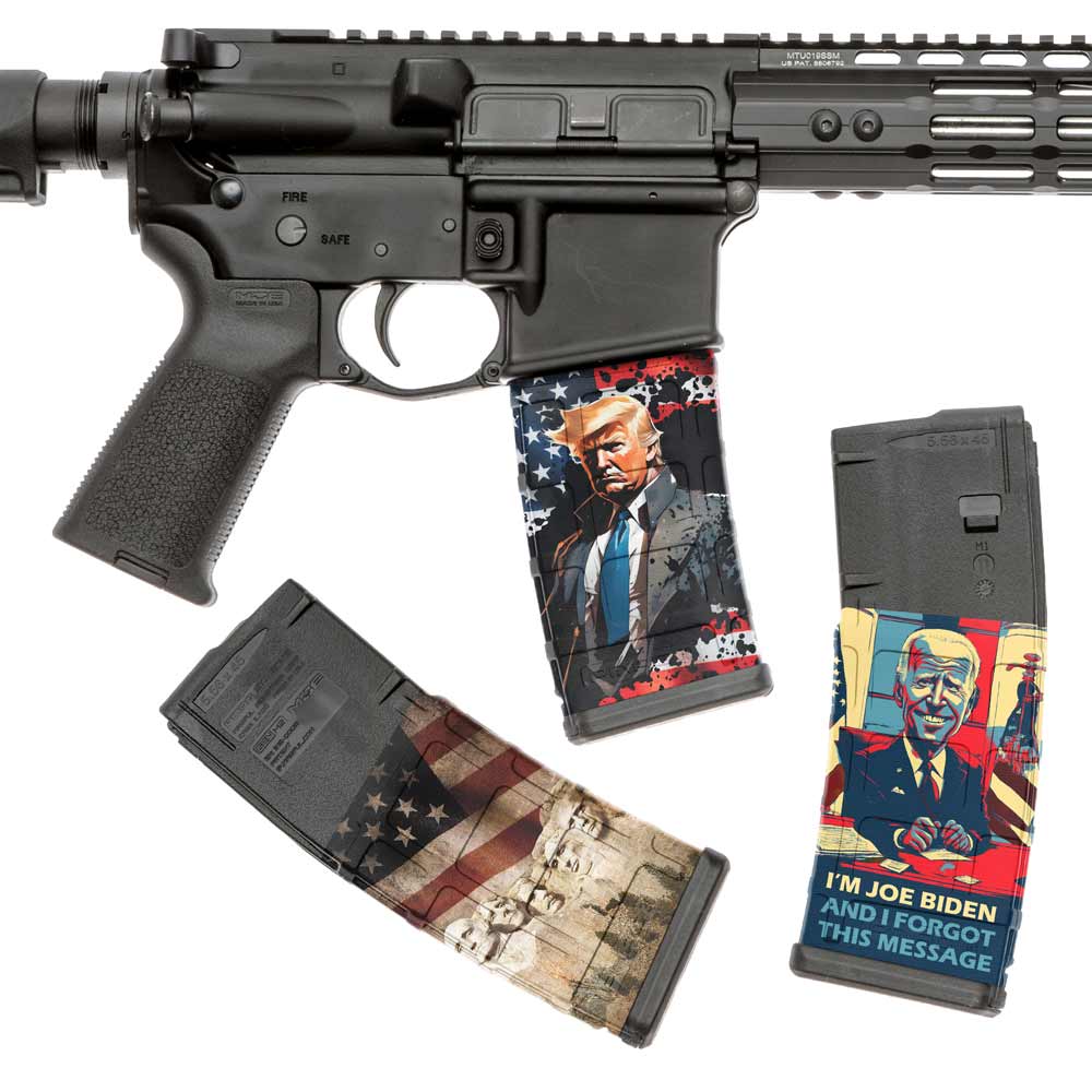 AR - 15 Mag Skins - 3 Pack (Presidential Campaign Bundle) - GunSkins