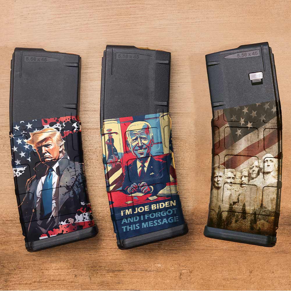 AR - 15 Mag Skins - 3 Pack (Presidential Campaign Bundle) - GunSkins