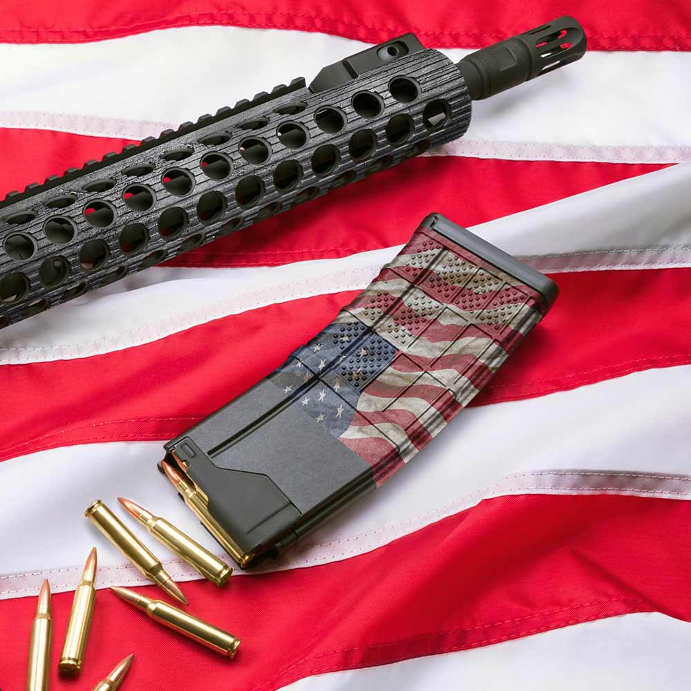 AR-15 Mag Skin (Star Spangled Banner) - GunSkins